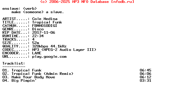 Cole_Medina-Tropical_Funk-(FBNM010DIGI)-WEB-2015