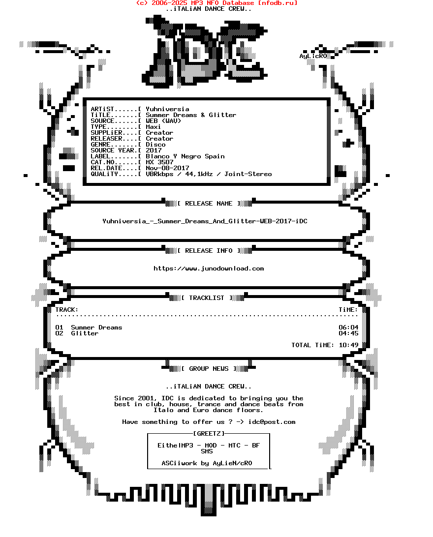 Yuhniversia_-_Summer_Dreams_And_Glitter-WEB-2017-iDC