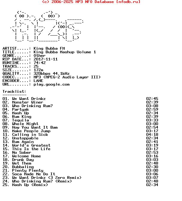 King_Bubba_Fm-King_Bubba_Mashup_Volume_1-WEB-2017