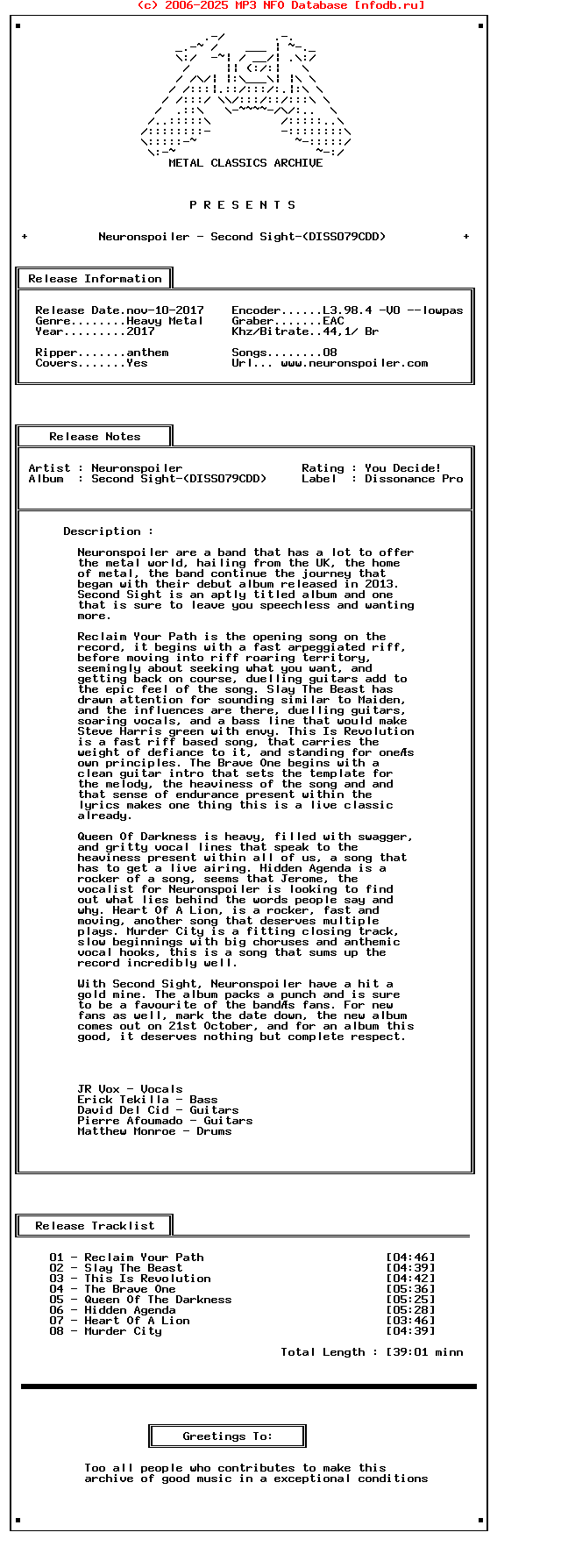 Neuronspoiler_-_Second_Sight-(DISS079CDD)-2017-Mca_Int