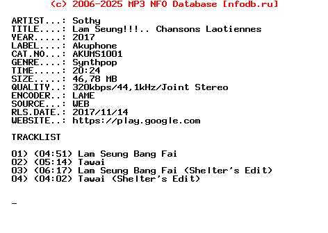 Sothy-Lam_Seung_Chansons_Laotiennes-(AKUMS1001)-WEB-2017