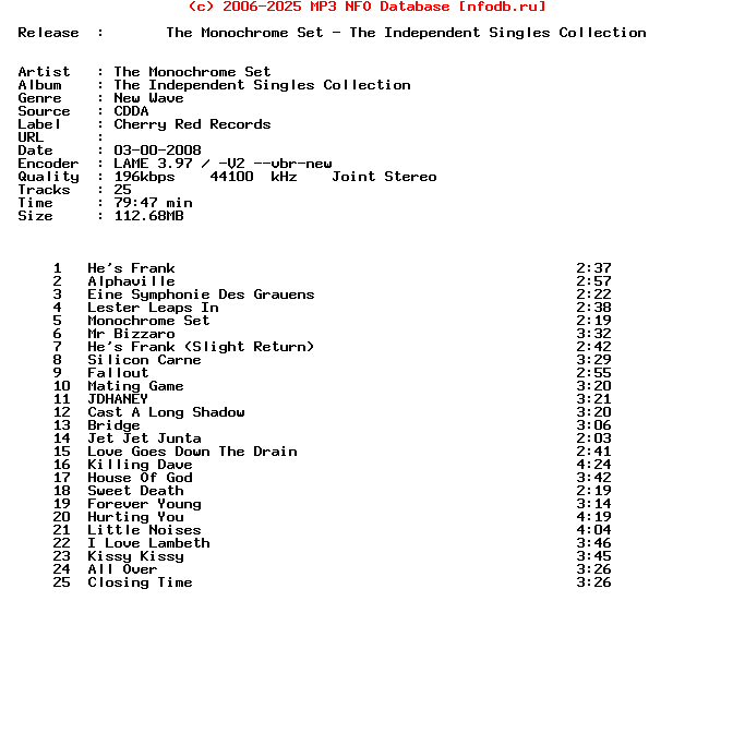 The_Monochrome_Set-The_Independent_Singles_Collection-(CDMRED350)-CD-2008