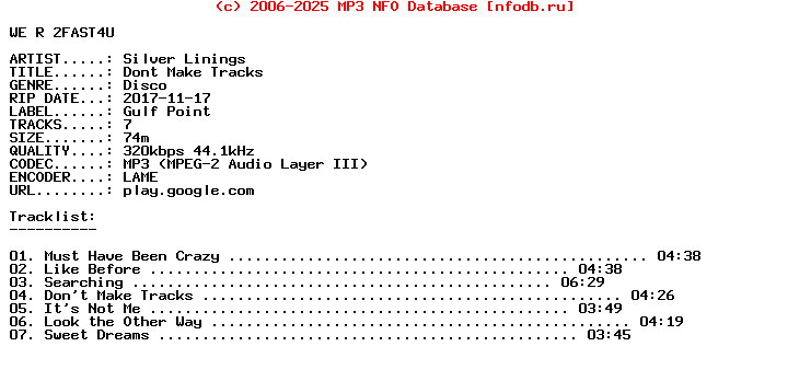 Silver_Linings-Dont_Make_Tracks-WEB-2017