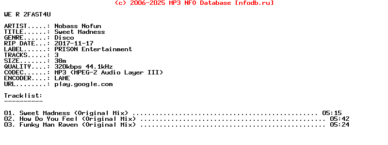 Nobass_Nofun-Sweet_Madness-WEB-2017