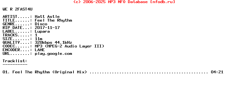 Matt_Astle-Feel_The_Rhythm-WEB-2017