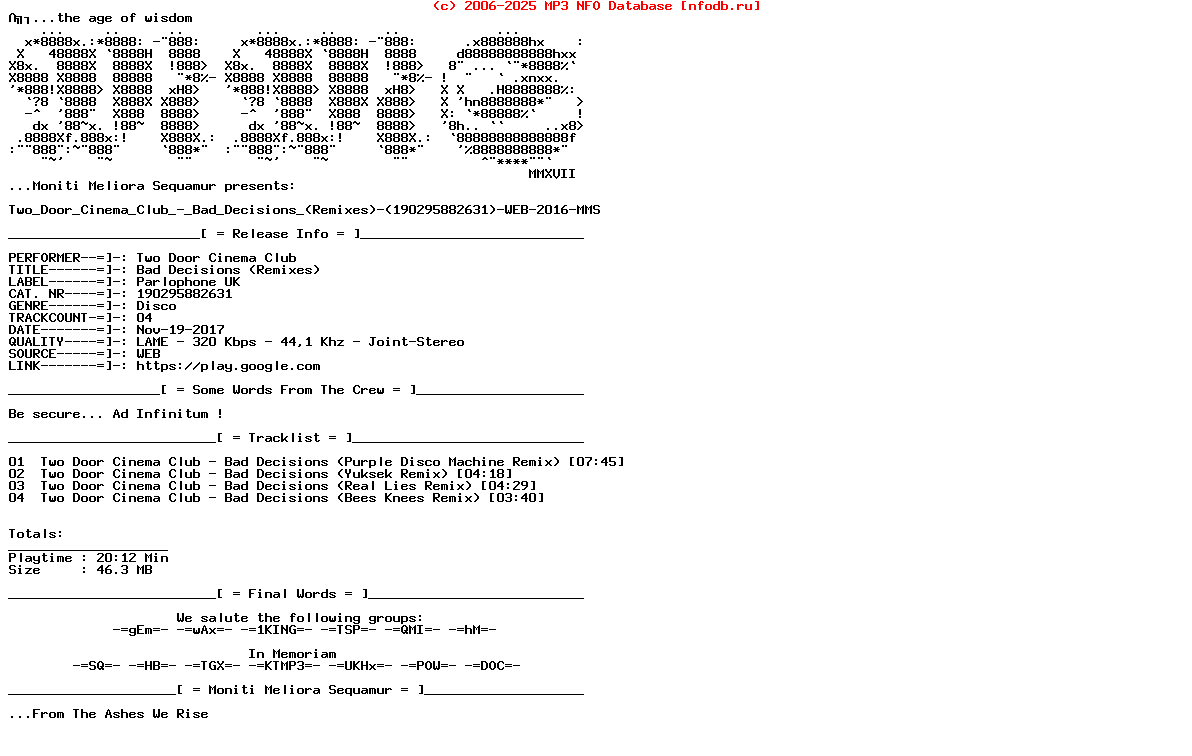 Two_Door_Cinema_Club_-_Bad_Decisions_(REMIXES)-(190295882631)-WEB-2016