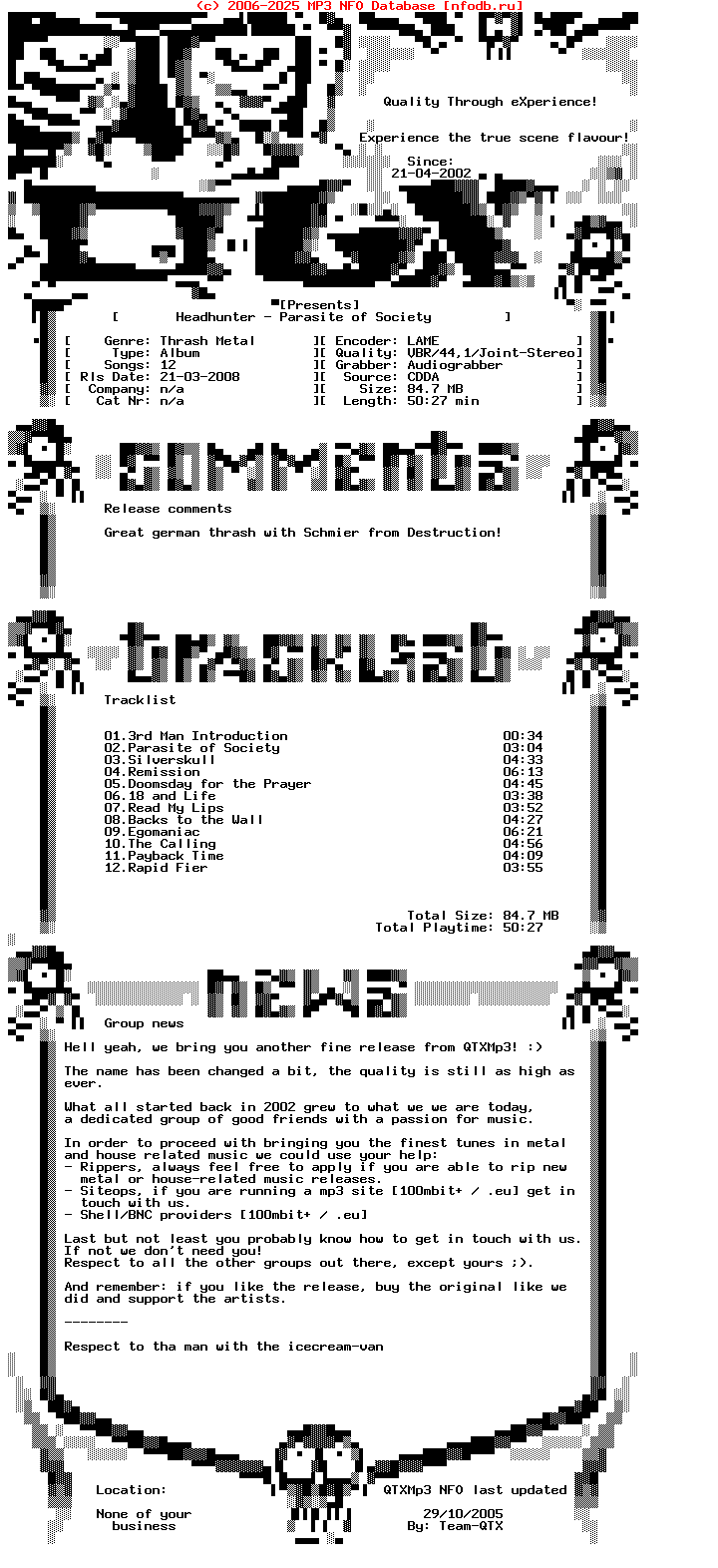 Headhunter-Parasite_Of_Society-2008-QTXMP3