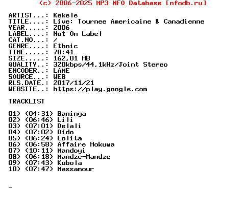 Kekele-Live_Tournee_Americaine_Et_Canadienne-WEB-2006-USR