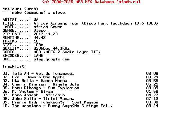VA-Africa_Airways_Four_(DISCO_FUNK_TOUCHDOWN-1976-1983)-WEB-2017