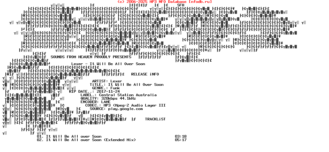 Lexer-It_Will_Be_All_Over_Soon-WEB-2017
