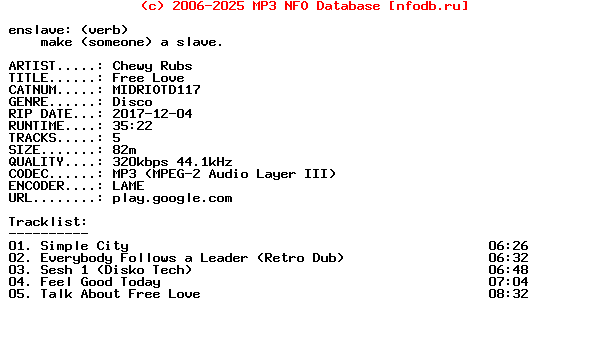 Chewy_Rubs-Free_Love-(MIDRIOTD117)-WEB-2017