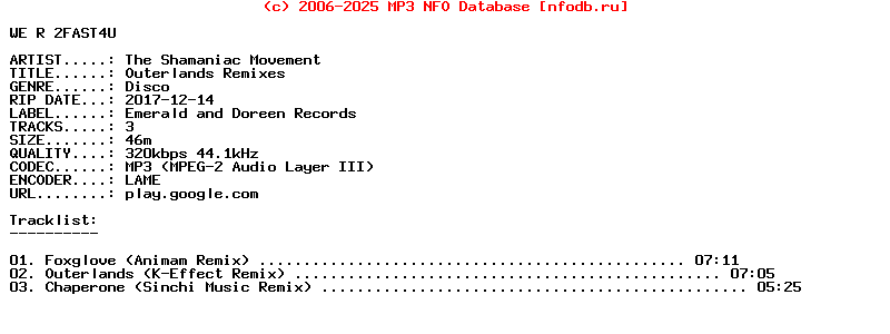 The_Shamaniac_Movement-Outerlands_Remixes-WEB-2017