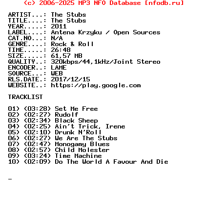 The_Stubs-The_Stubs-WEB-2011