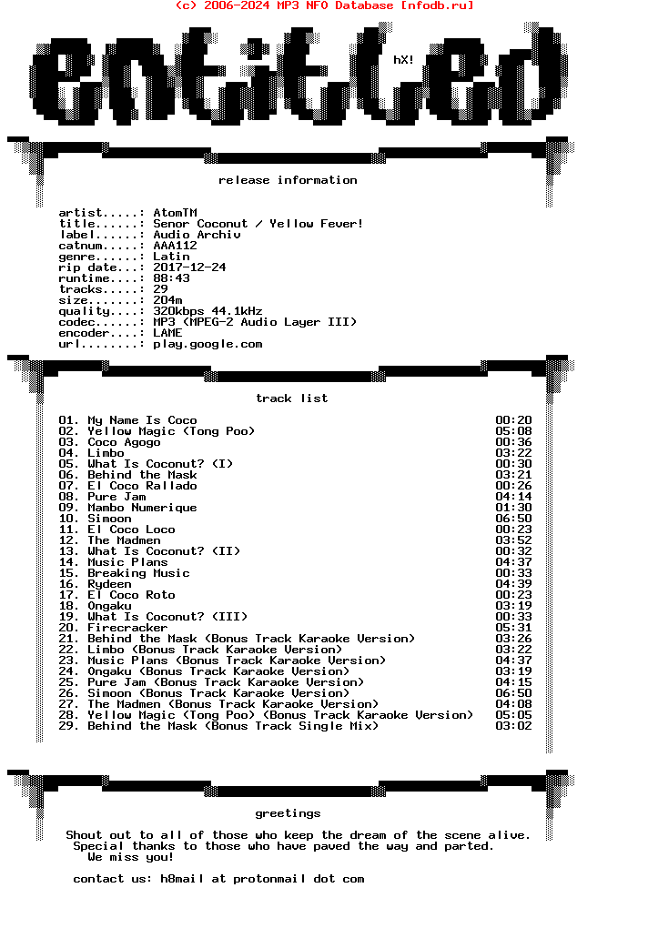 Atomtm-Senor_Coconut__Yellow_Fever-(AAA112)-WEB-2006