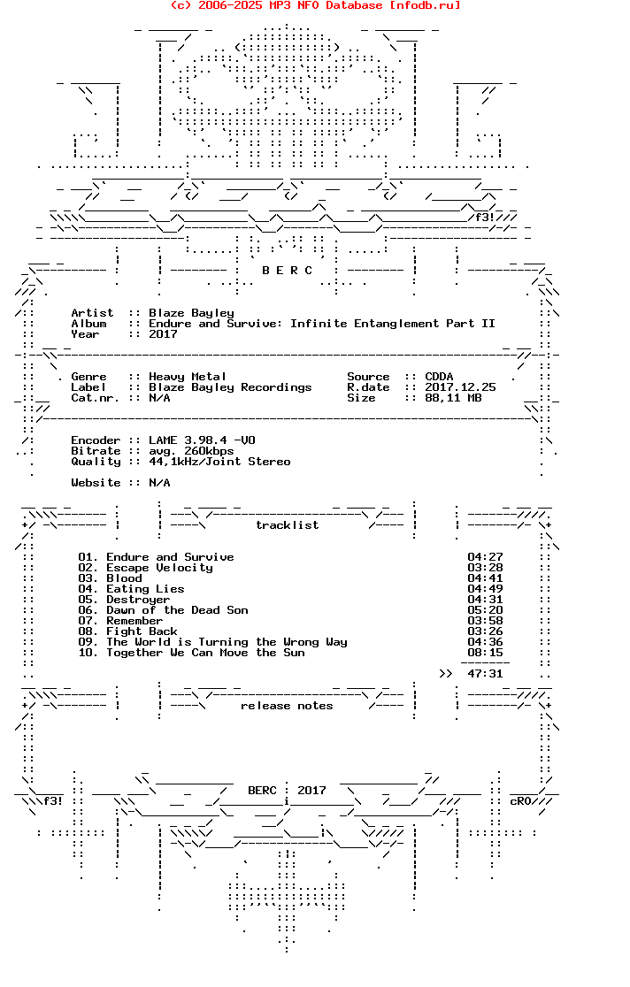 Blaze_Bayley-Endure_And_Survive_Infinite_Entanglement_Part_Ii-2017-BERC
