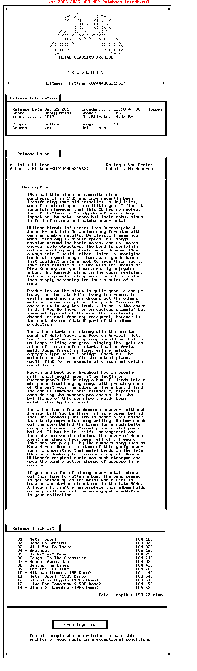 Hittman_-_Hittman-(0744430521963)-Remastered-2017-Mca