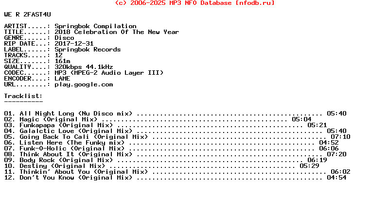 Springbok_Compilation-2018_Celebration_Of_The_New_Year-WEB-2018