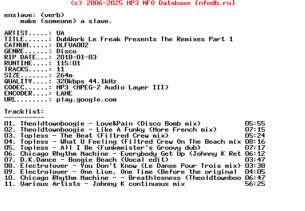 VA-Dubwork_Le_Freak_Presents_The_Remixes_Part_1-(DLFVA002)-WEB-2018