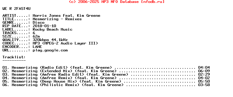 Morris_Jones_Feat__Kim_Greene-Mesmerizing_-_Remixes-WEB-2018