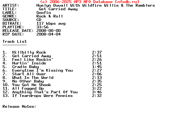Huelyn_Duvall_With_Wildfire_Willie_And_The_Ramblers-Get_Carried_Away-2008