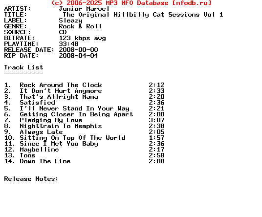 Junior_Marvel-The_Original_Hillbilly_Cat_Sessions_Vol_1-2008