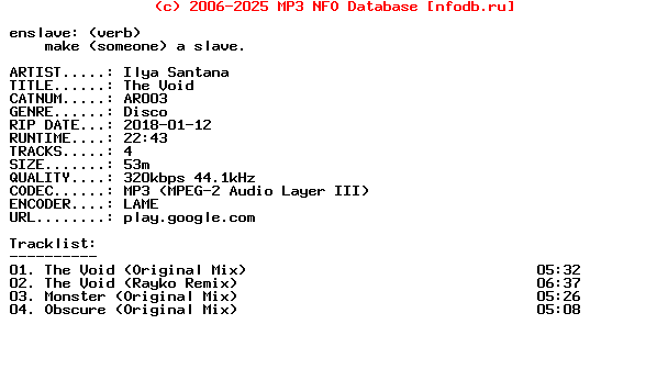 Ilya_Santana-The_Void-EP-(AR003)-WEB-2018
