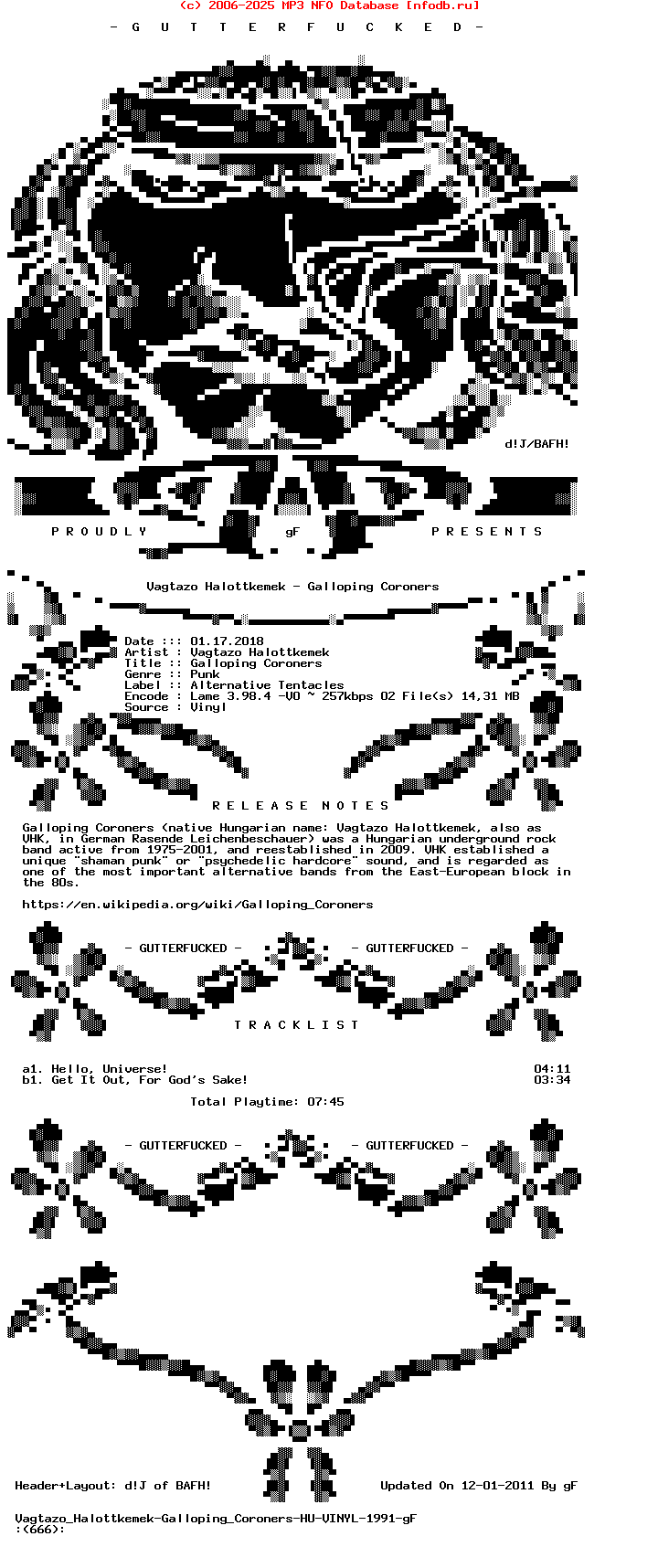 Vagtazo_Halottkemek-Galloping_Coroners-HU-Vinyl-1991
