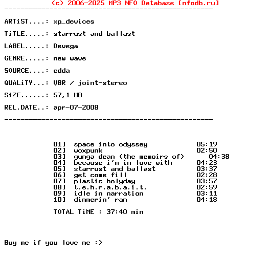 Xp_Devices-Starrust_And_Ballast-2008