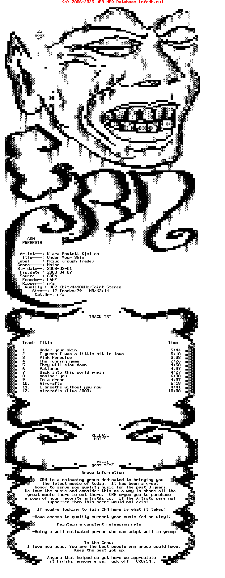 Klara_Sextett_Kjellen-Under_Your_Skin-CRN