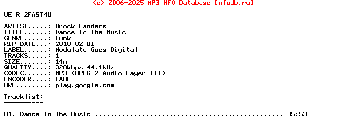 Brock_Landers-Dance_To_The_Music-WEB-2018
