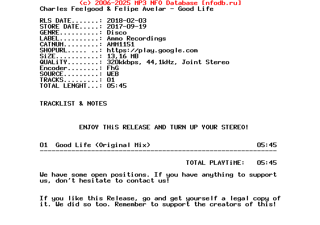 Charles_Feelgood_And_Felipe_Avelar-Good_Life-(AMM115)-WEB-2017-BF