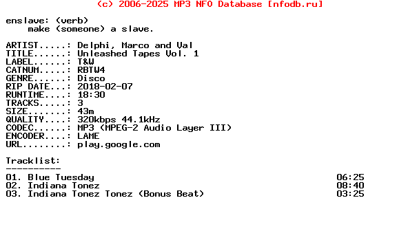 Delphi_Marco_And_Val-Unleashed_Tapes_Vol_1-(RBTW4)-WEB-2016