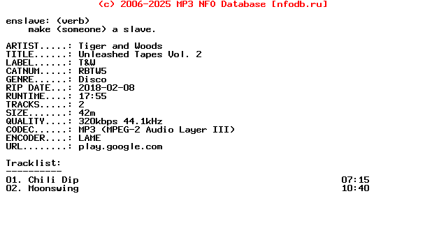 Tiger_And_Woods-Unleashed_Tapes_Vol_2-(RBTW5)-WEB-2018