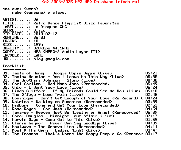 VA-Retro_Dance_Playlist_Disco_Favorites-WEB-2018