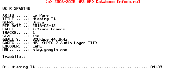 La_Pore-Missing_It-WEB-2018