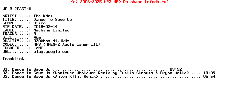 The_Kdms-Dance_To_Save_Us-WEB-2018