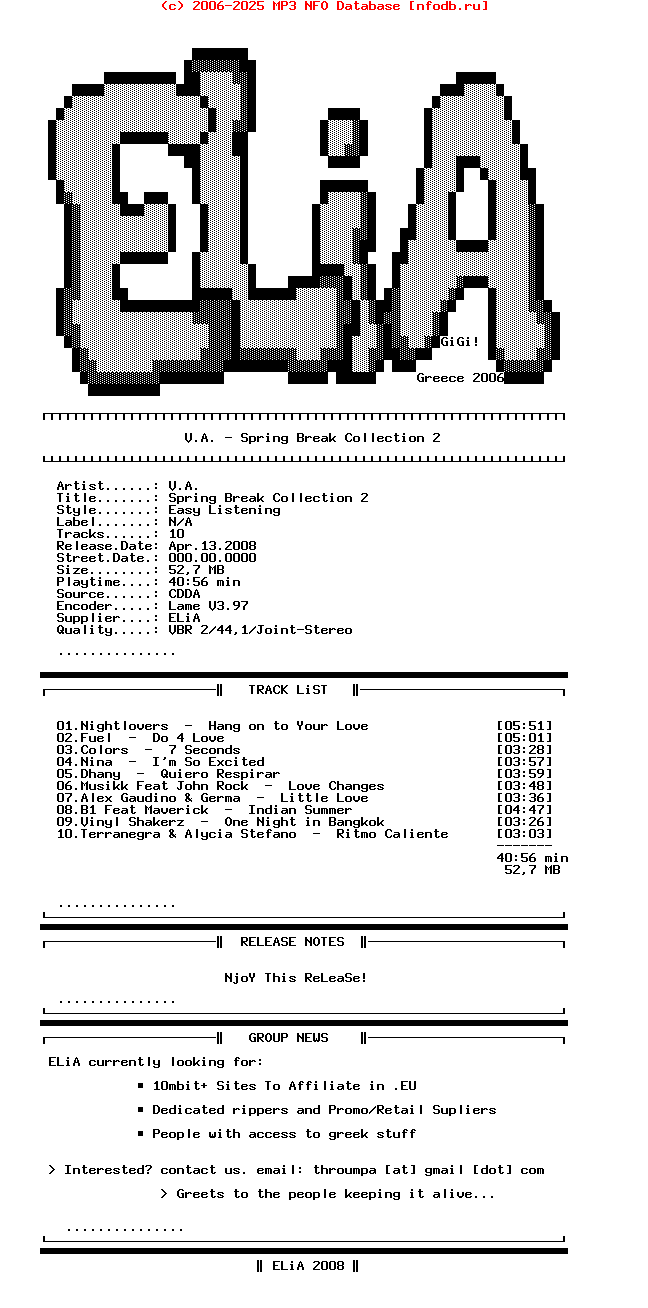 V.A.-Spring_Break_Collection_2-2008-ELiA