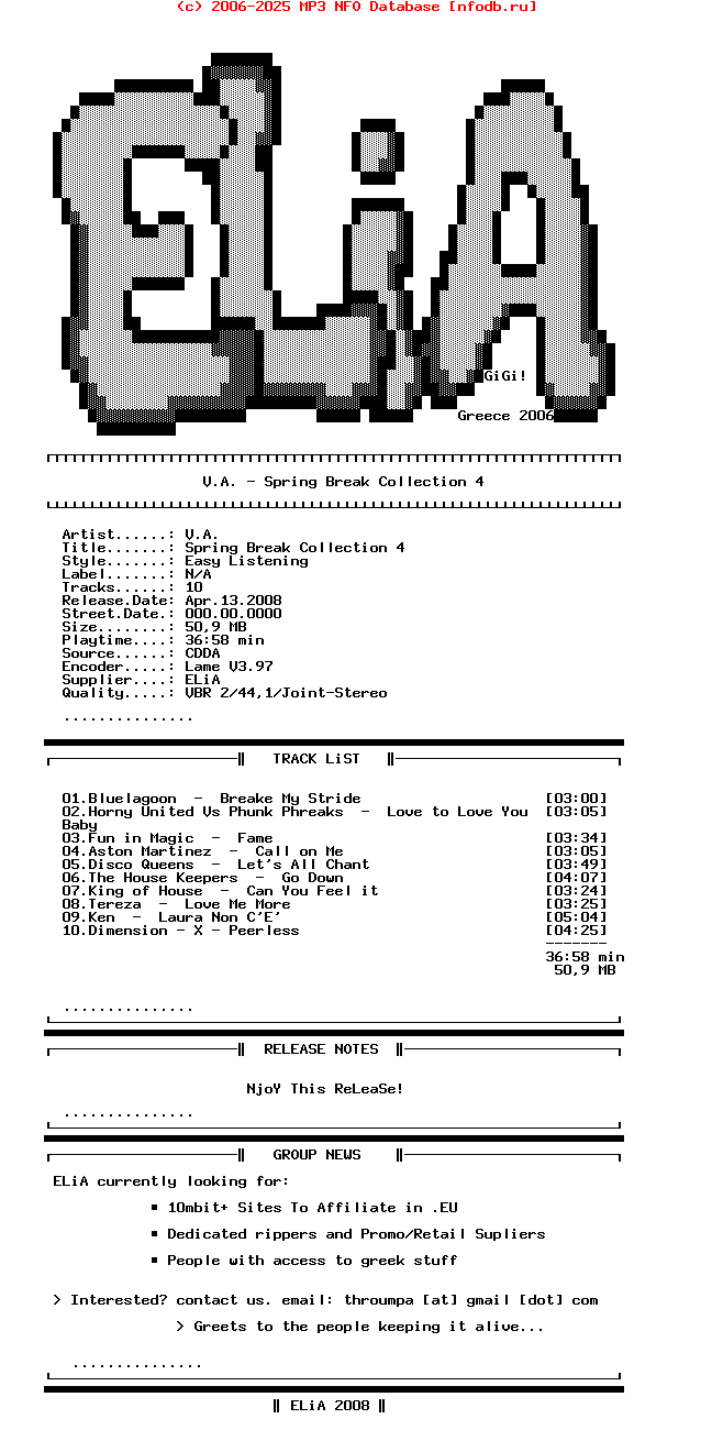 V.A.-Spring_Break_Collection_4-2008-ELiA
