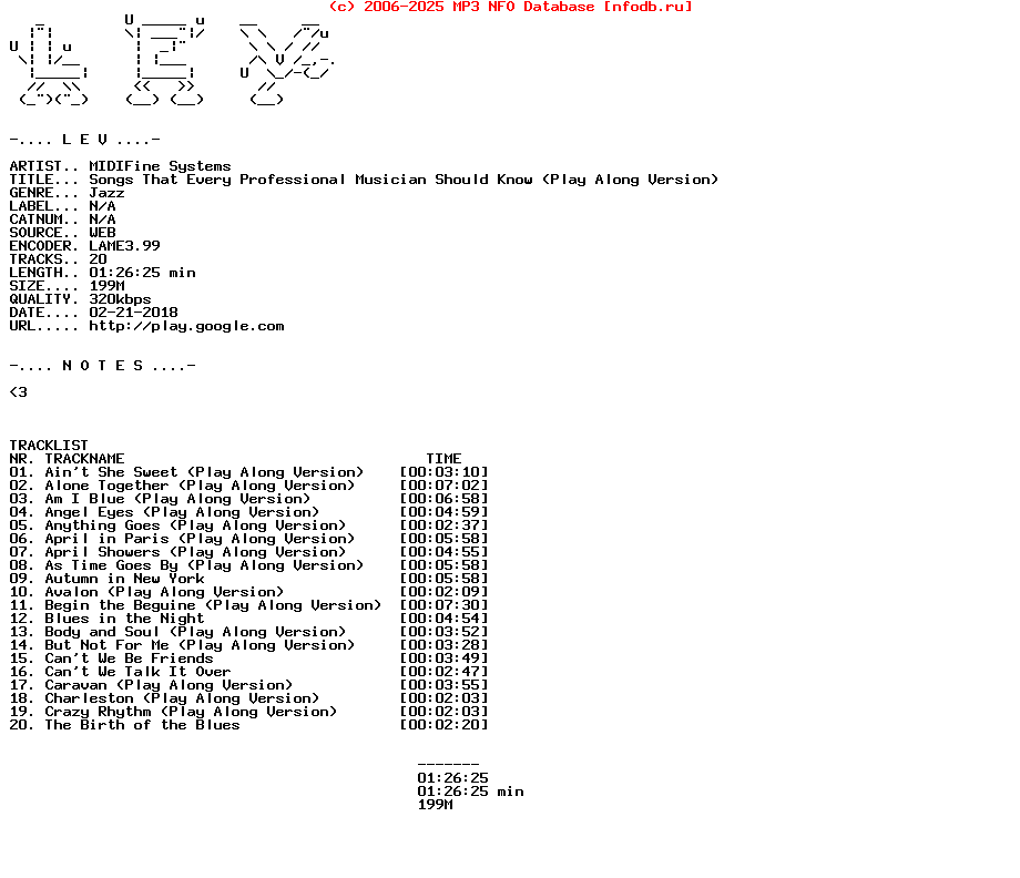 Midifine_Systems-Songs_That_Every_Professional_Musician_Should_Know_(PLAY_ALONG_VERSION)-Bonus_Tracks-WEB-2018