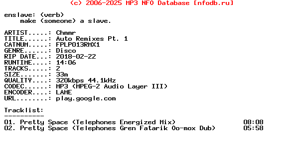Chmmr-Auto_Remixes_Pt_1-(FPLP013RMX1)-WEB-2018