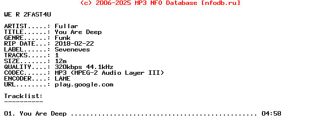 Fullar-You_Are_Deep-WEB-2018