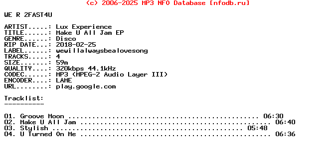 Lux_Experience-Make_U_All_Jam_Ep-WEB-2018