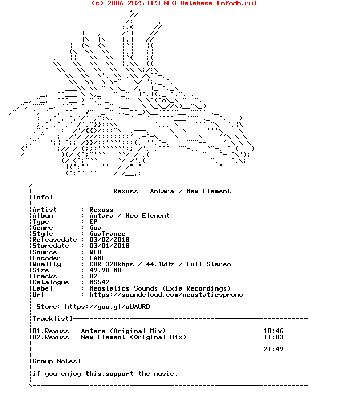 Rexuss_-_Antara-New_Element-(NS542)-WEB-2018-Barghest