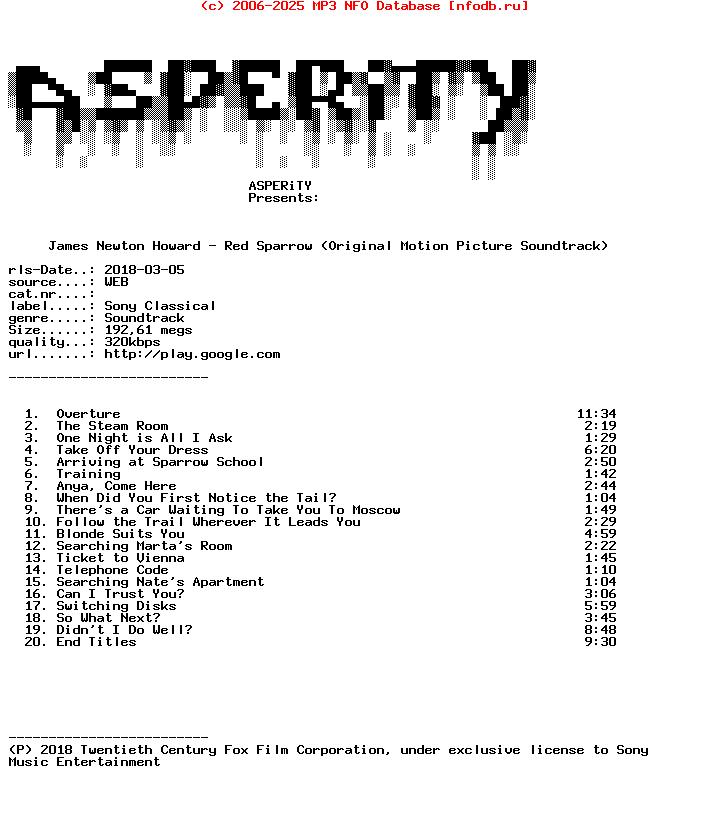James_Newton_Howard-Red_Sparrow_(ORIGINAL_MOTION_PICTURE_SOUNDTRACK)-WEB-2018-Asperity
