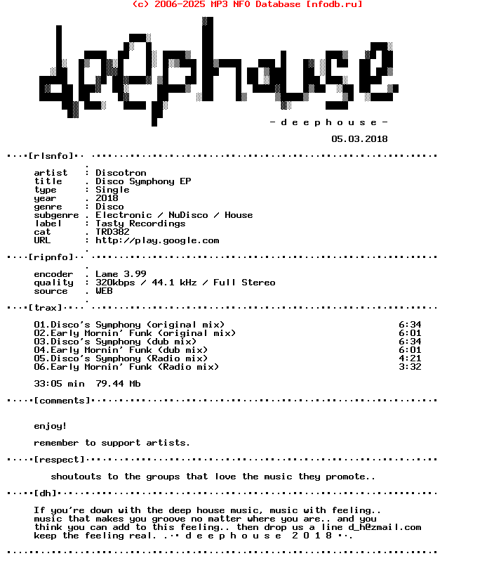 Discotron--Disco_Symphony_Ep-(TRD382)-WEB-2018-dh