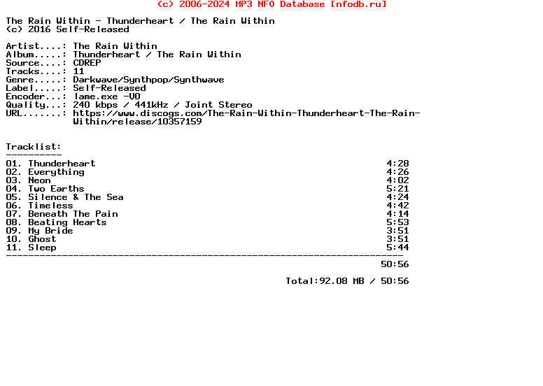 The_Rain_Within-Thunderheart_-_The_Rain_Within-Cdrep-2016