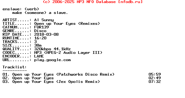 Al_Sunny-Open_Up_Your_Eyes_(REMIXES)-(FVR139)-WEB-2018