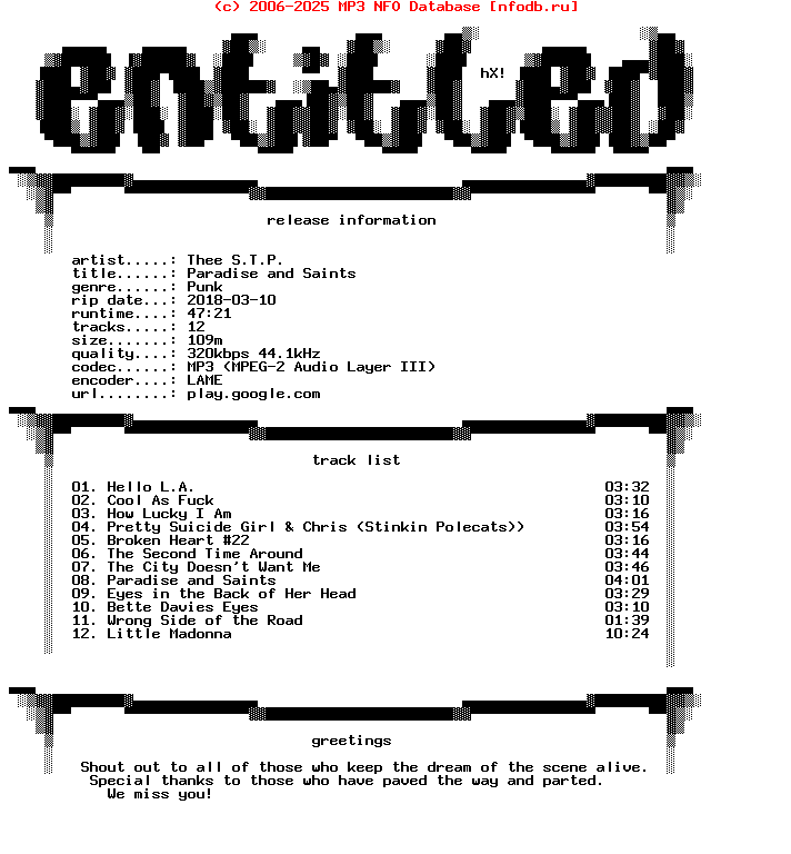 Thee_Stp-Paradise_And_Saints-WEB-2005