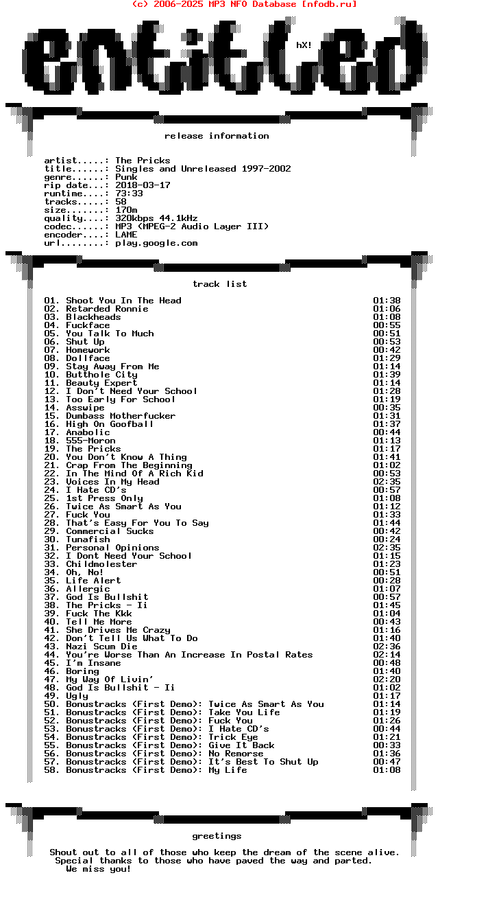 The_Pricks-Singles_And_Unreleased_1997-2002-WEB-2007