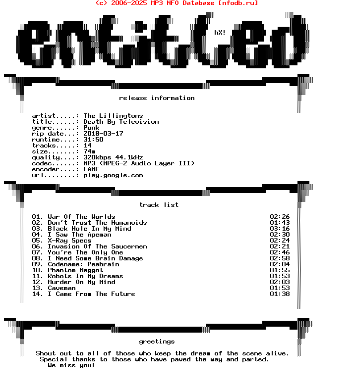 The_Lillingtons-Death_By_Television-WEB-1999